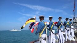 KRI Bima Suci Bertolak Menuju Sattahip Thailand, Laksanakan Passex Dengan KRI Bung Tomo-357 Di Tengah Pelayaran