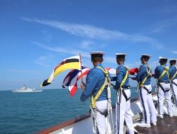 KRI Bima Suci Bertolak Menuju Sattahip Thailand, Laksanakan Passex Dengan KRI Bung Tomo-357 Di Tengah Pelayaran