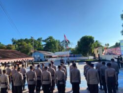 Pimpinan Upacara HUT RI ke-80, Wakapolres Tekankan Teladani Semangat Patriotisme