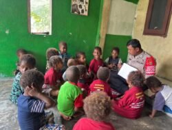 Satgas Si Ipar Polres Yahukimo Kembali Melakukan Kelas Ceria