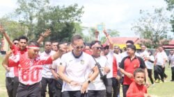 Semangat Kemerdekaan, Polres Keerom Tingkatkan Soliditas Lewat Olahraga Bersama