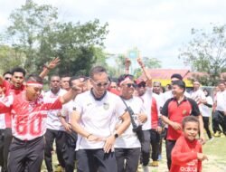 Semangat Kemerdekaan, Polres Keerom Tingkatkan Soliditas Lewat Olahraga Bersama