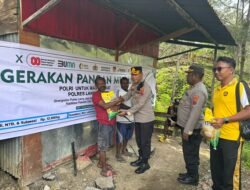 Polres Lanny Jaya Gelar Operasi Gerakan Pangan Murah Tahap II, Salurkan 1.000 Kg Beras di Dua Kampung