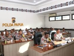 Polda Papua Gelar Zoom Meeting, Kapolri Tekankan Kesiapan Polri dalam Menghadapi Dinamika Kamtibmas dan Aksi Unjuk Rasa