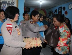 Anjangsana Polwan Polda Papua ke Purnawirawan dalam Rangka HUT ke-77