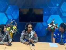 Polri dan RRI Pro 1 Jayapura Gelar Patroli Udara Pantau Situasi Lalu Lintas