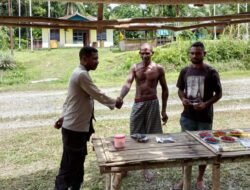 Perkuat Komunikasi, Polsek Masirei Polda Papua Ajak Masyarakat Untuk Bersama Jaga Situasi Kamtibmas Yang Aman