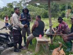 Kapolsubsektor Risei Sayati Sambangi Warga Kampung Daimboa, Ajak Jaga Kamtibmas Kondusif