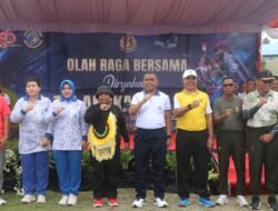 Semarak HUT ke-80 TNI AL, Polda Papua Hadiri Olahraga Bersama di Lapangan Trisila