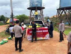 Polres Boven Digoel Pastikan Penyaluran Beras Murah SPHP Tepat Sasaran di Kampung Asiki