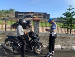 Subbid Provos Polda Papua Gelar Operasi Gaktibplin Kendaraan Dinas di Mako Polda Papua