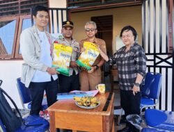 Polsek Muara Tami Wujudkan Kepedulian Sosial, Salurkan 1 Ton Beras kepada Tokoh dan Guru di Distrik Muara Tami
