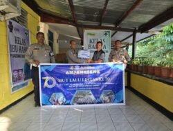 Polres Keerom Gelar Anjangsana dalam Rangka Hari Lalu Lintas Bhayangkara ke-70