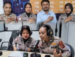 Ditlantas Polda Papua Siarkan Patroli Udara Lewat Program “Polantas Menyapa” Bersama RRI