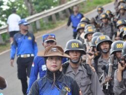 SPN Polda Papua Laksanakan Kegiatan Hiking, Tekankan Pentingnya Semangat dan Disiplin Siswa Diktukba Polri