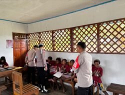 Program Si-IPAR Operasi Rasaka Cartenz 2025, Polres Pegunungan Bintang Edukasi Anak-anak Belajar dengan Gembira di Oksibil