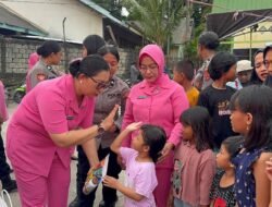 Polresta Jayapura Kota Salurkan Bantuan kepada Korban Kebakaran di Dok V Bawah