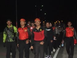Ka SPN Polda Papua Pimpin Hiking Tahap Akhir Siswa Diktukba Polri
