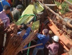 Polsek Muting Sigap Tangani Kecelakaan Tunggal Truk CPO, Satu Korban Meninggal dan Dua Luka-Luka