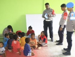 Belajar Membaca dan Menulis Bersama Satgas Si-Ipar, Anak-anak Yalimo Penuh Semangat