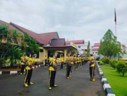 Personil Polres Merauke gelar Olahraga pagi guna menjaga Kebugaran dan Kesehatan