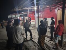 Sat Binmas Polres Tolikara Laksanakan Pengecekan Pos Kamling Di Desa Ampera