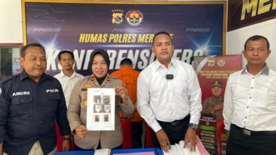 Polres Merauke Gelar Konferensi Pers Ungkap Kasus Narkotika Jenis Sabu