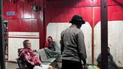Sat Binmas Polres Tolikara Laksanakan Pengecekan Pos Kamling Kanume Ampera, Situasi Aman Dan Kondusif