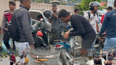 Hari Ke-9 Operasi Sikat Cartenz II 2025, Polda Papua Amankan 26 Motor Tanpa Surat dan 3 Pelaku Pembawa Ganja