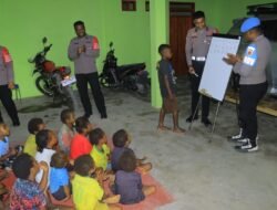 Langkah Kecil Arti Besar, Subsatgas Si-Ipar Rasaka Cartenz Cerdaskan Anak Yalimo Lewat Calistung