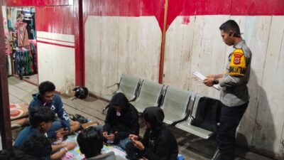 Sat Binmas Polres Tolikara Gelar Pengecekan Pos Kamling Kanume Ampera, Situasi Aman Dan Kondusif