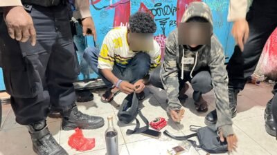 Hari Ke-12, Polda Papua Amankan 3 Pelaku Narkotika dan Sajam di Kota Jayapura