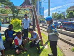 Subsatgas Keladi Sagu Gelar Bakti Kesehatan untuk Warga di Taman Imbi Jayapura