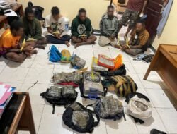 Ditpolairud Polda Papua Gagalkan Penyelundupan Ganja dari PNG