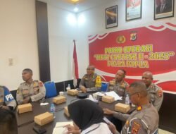 Polda Papua Gelar Anev Mingguan Ke-3 Operasi Sikat Cartenz II–2025