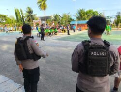 Polres Merauke Amankan Pertandingan Voli Kapolres Cup 2025