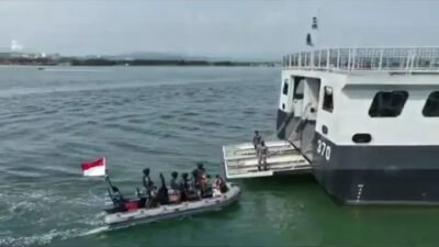 TNI AL Kerahkan Kekuatan Laut Pada Latihan Intergrasi TNI di Morowali