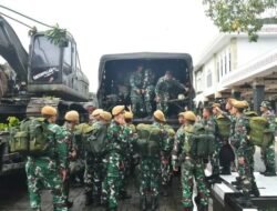 Kasdam I/BB Berangkatkan 204 Personel untuk Membantu Bencana Alam Banjir dan Longsor di Sibolga