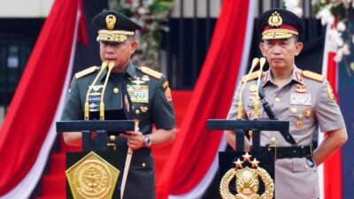 Panglima TNI dan Kapolri Lantik 1.621 Prabhatar di Akmil Magelang