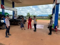 Polsek Muting Tertibkan Kendaraan Gunakan Tangki Modifikasi Untuk Beli Bbm Bersubsidi