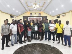 Polres Merauke laksanakan Mediasi, PHL dan TKBM Berdamai Operasional Pelabuhan laut Merauke kembali lancar