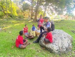 Subsatgas Keladi Sagu Operasi Rasaka Cartenz Gelar Pemeriksaan Kesehatan di Kampung Toladan