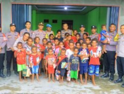 Kasatgas Si-Ipar Kunjungi Anak-anak di Kabupaten Yalimo, Belajar dan Bermain Bersama