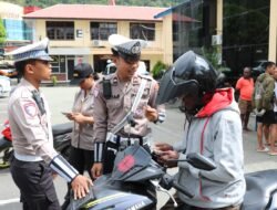 Operasi Zebra Cartenz Hari Kedua, Ditlantas Polda Papua Tegur 122 Pengendara