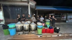 Sat Narkoba Polres Merauke Gagalkan Produksi Minuman Lokal Jenis Sopi Terbesar di Kabupaten Merauke