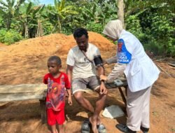 Subsatgas Keladi Sagu Gelar Pemeriksaan Kesehatan Gratis di Bambar Doyo Baru