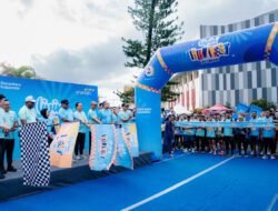 Jalan Santai Mandiri Fest Warnai Kebersamaan dan Semangat Sehat di Jayapura