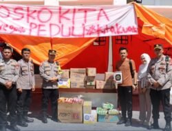 Polres Aceh Tengah Salurkan Bantuan Kemanusiaan untuk Korban Bencana Alam di Posko Kita Peduli