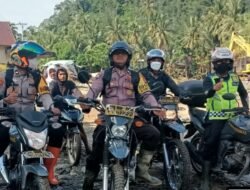 Badai Hujan Tunda Dropping Logistik, Polsek Bayang Tetap Siaga Amankan Titik Rawan Ngalau Gadang