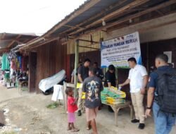 Polres Boven Digoel Salurkan Beras SPHP pada Gerakan Pangan Murah di Distrik Mandobo